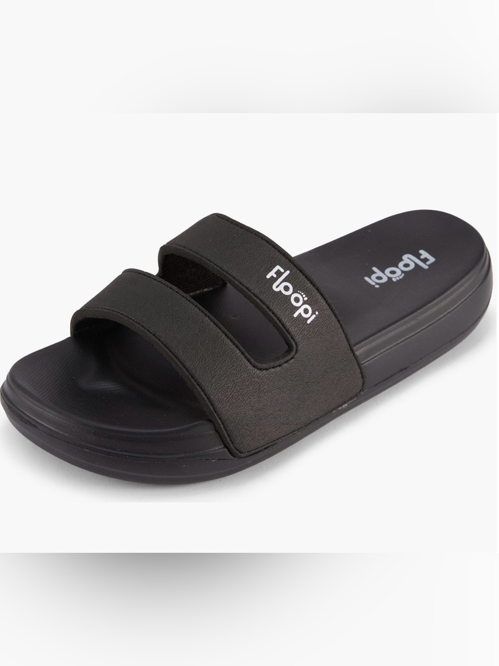 Floopi Slide Sandals Black Sz 9